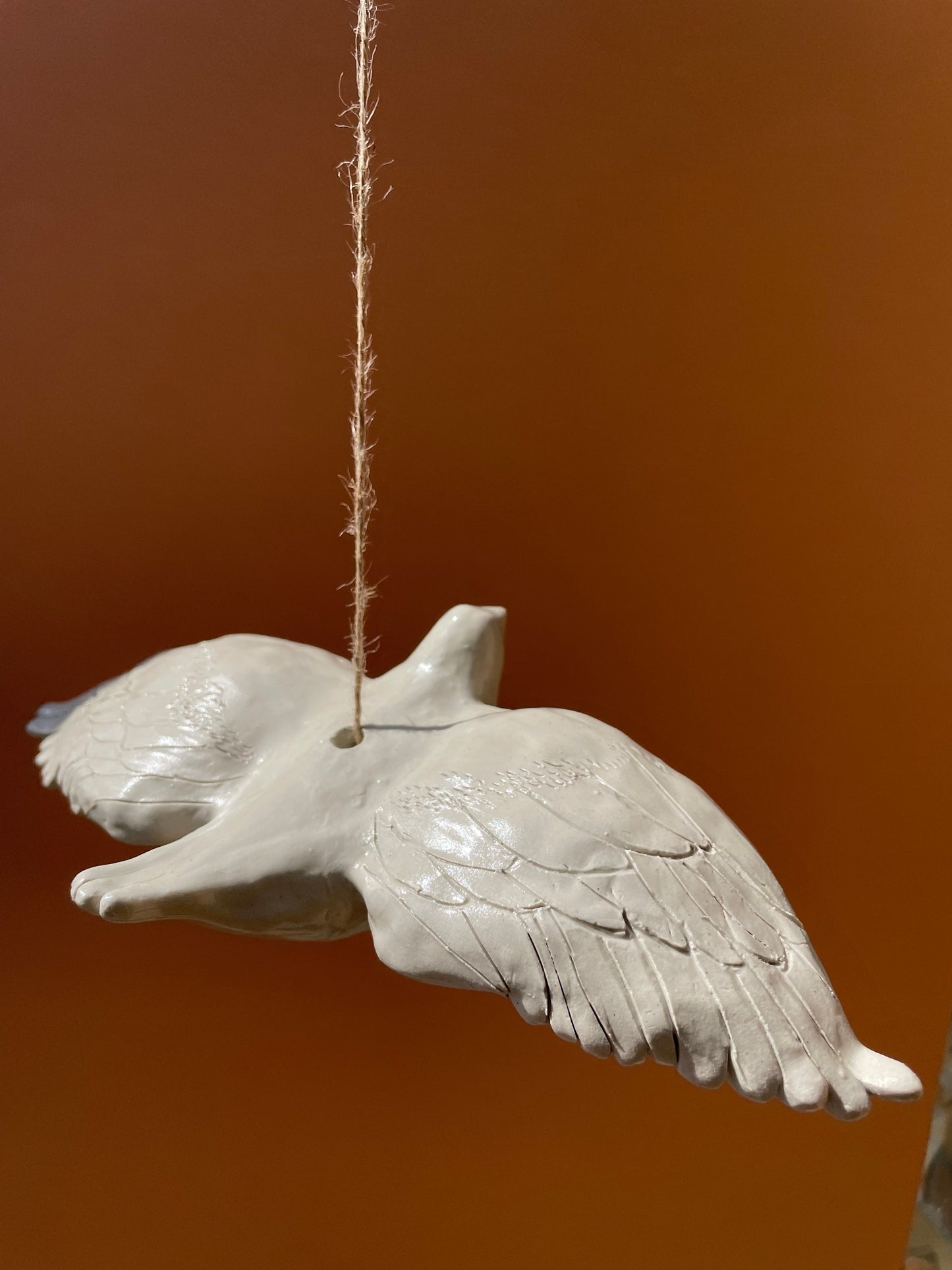 en flyvende fugl