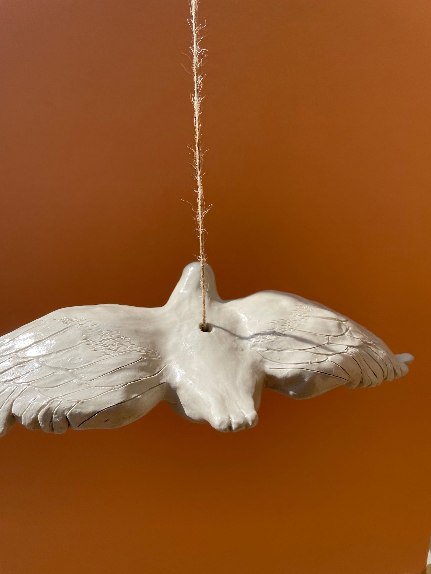 en flyvende fugl