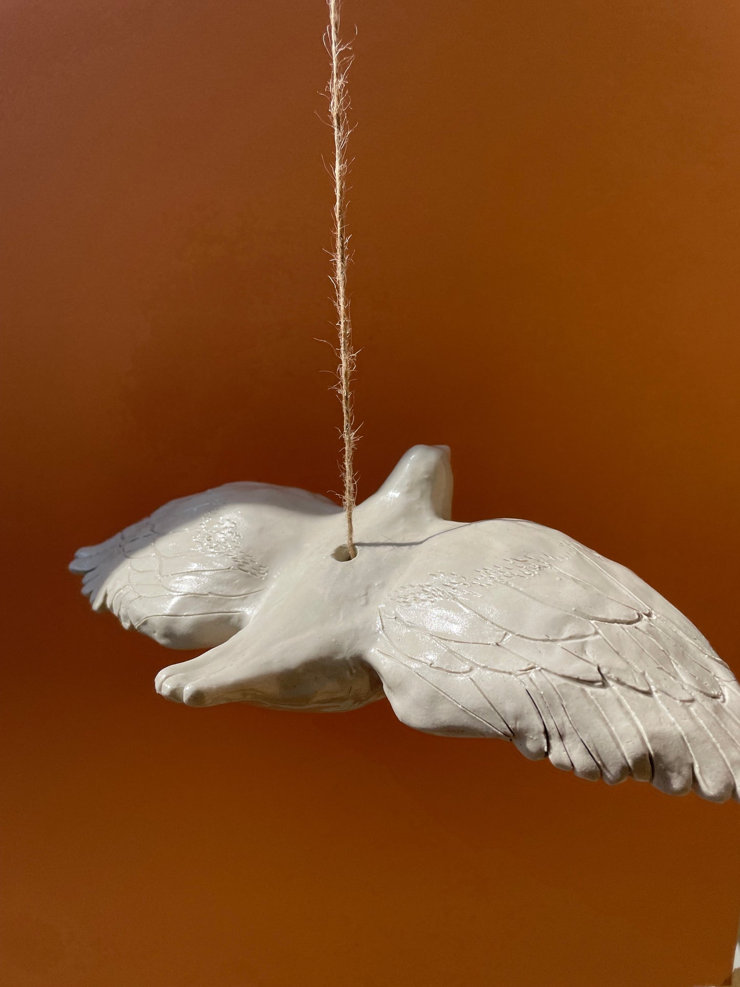 en flyvende fugl